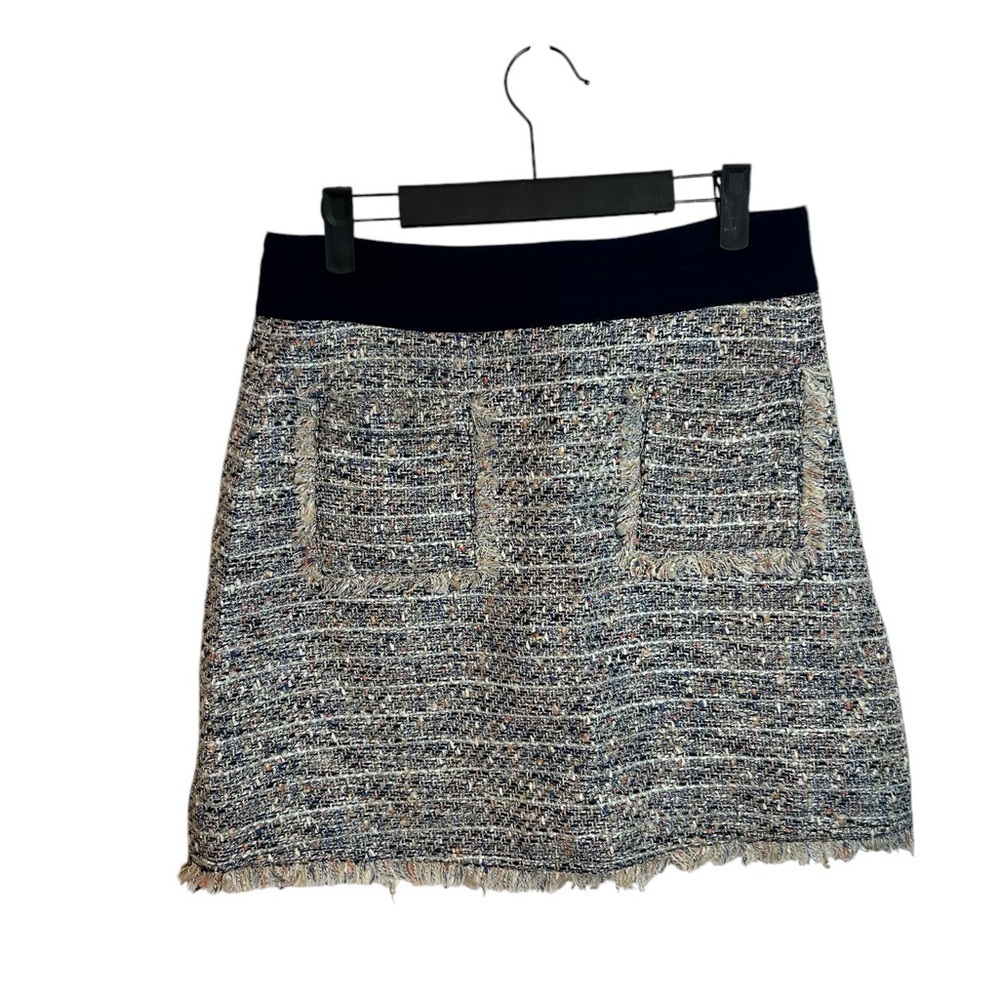 J.Crew Tweed Fringe A-Line Preppy Mini Skirt
